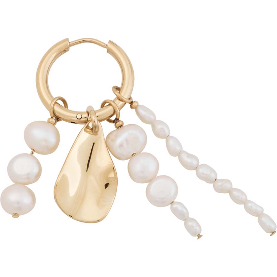 Oyster Pearl Earrings Gold