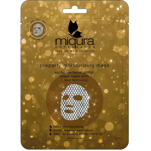 Miqura Pre-Party Glitter Mask