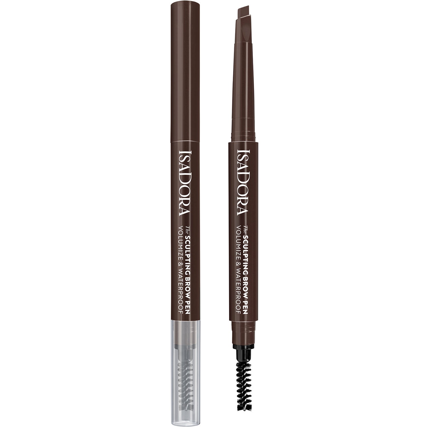 IsaDora Sculpting Brow Pen Waterproof With Brush Dark Brown
