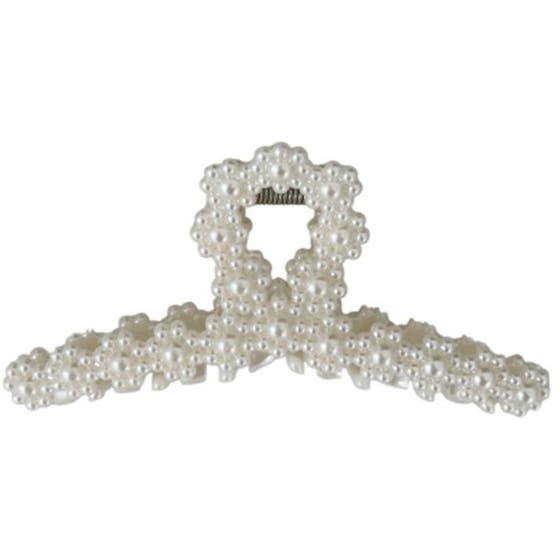 Vintage Pearl Hair Claw Looped