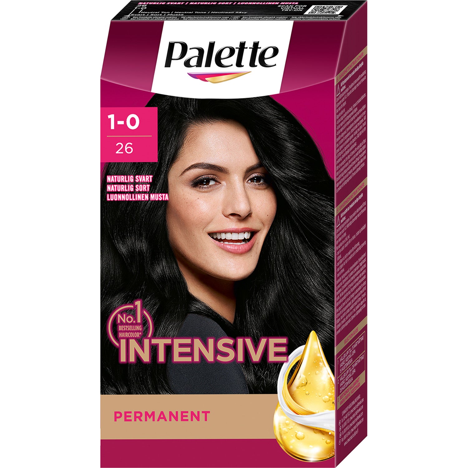 PALETTE Hair Colour 4 in 1 No. 26 Black - pcs 1