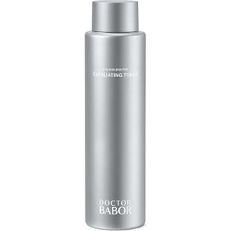 Doctor Babor Exfoliating Toner Babor ansiktsvatten för djuprengöring i en minimalistisk silverfärgad flaska