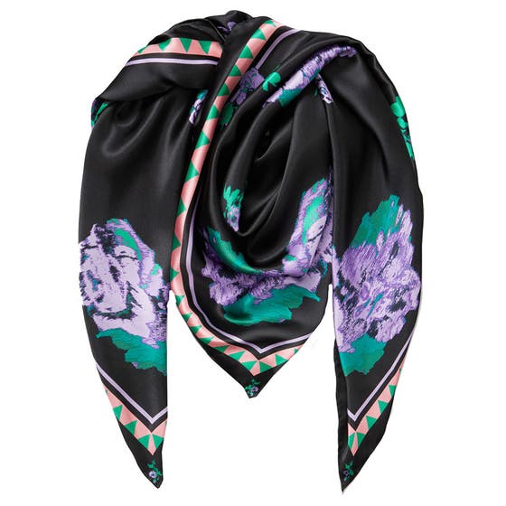 Elara Sia Scarf Jet Black