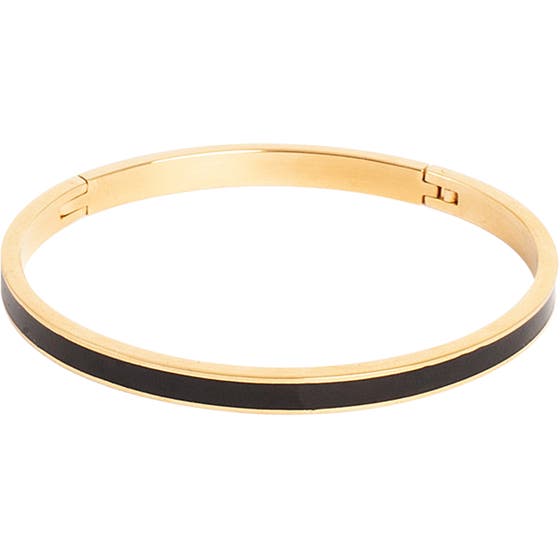 Enamel Steel Gold Bracelet