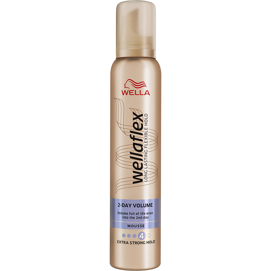 Wellaflex Mousse 2day Volume Extra Strong, 200 ml Wella Styling Stylingprodukter