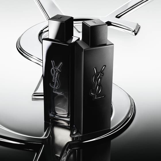 Yves Saint Laurent MYSLF Le Parfum 40ml herrparfym som ger en intensiv doft i mattsvarta och glansiga flaskor