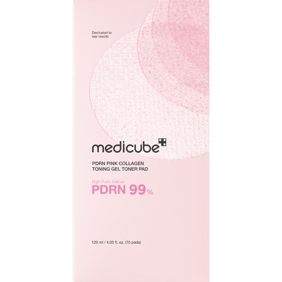 PDRN Pink Collagen Toning Gel Toner Pad