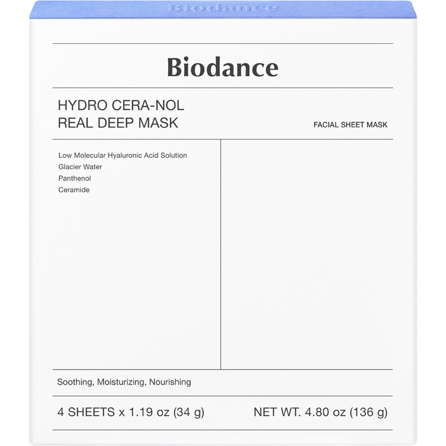 Biodance Hydro Cera-Nol Real Deep Mask 1Box