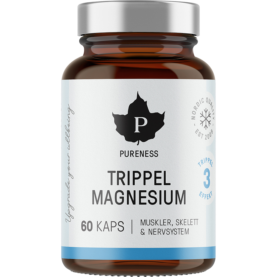 Trippel Magnesium  Pureness Kosttillskott