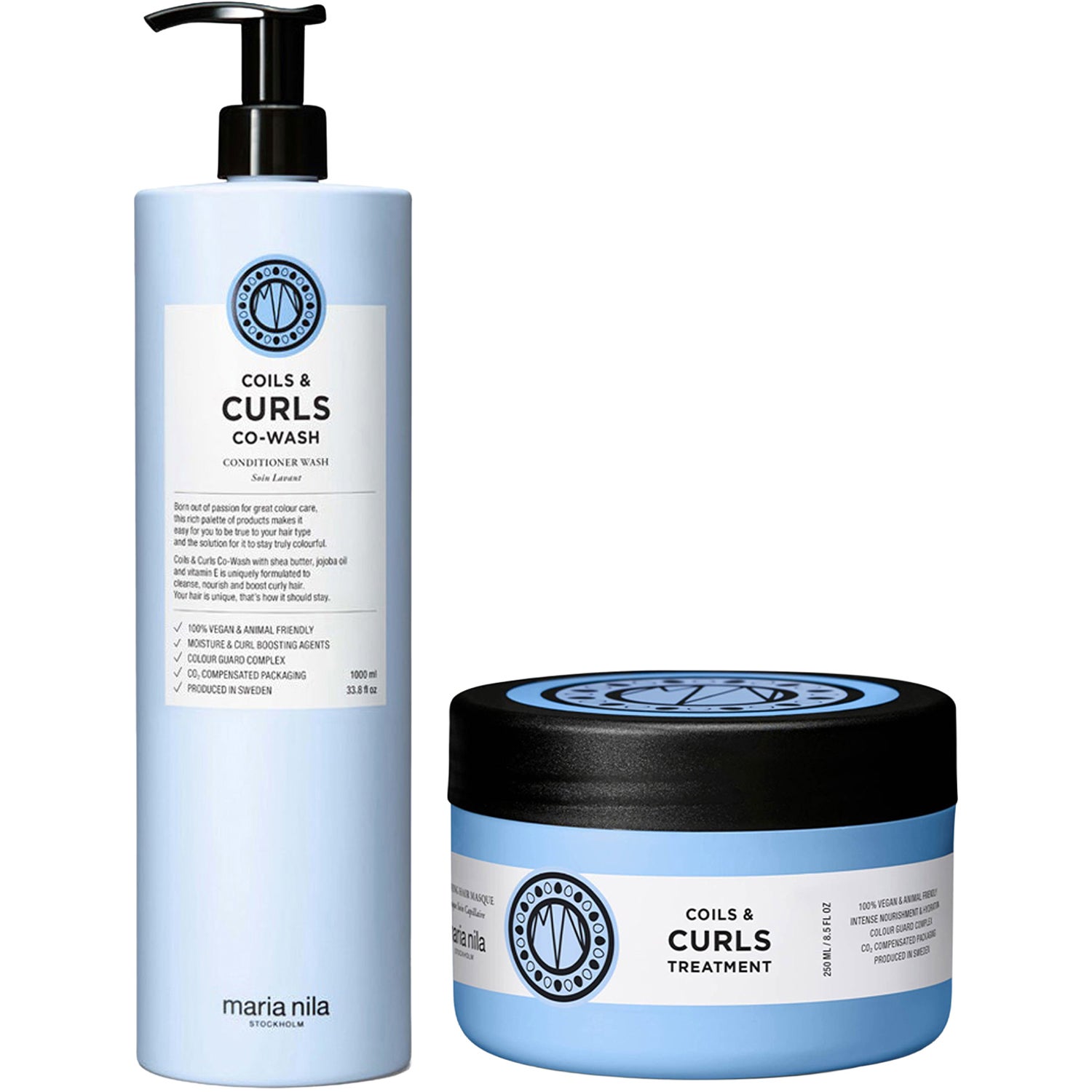 Coils & Curls Set Co-Wash, Treatment
