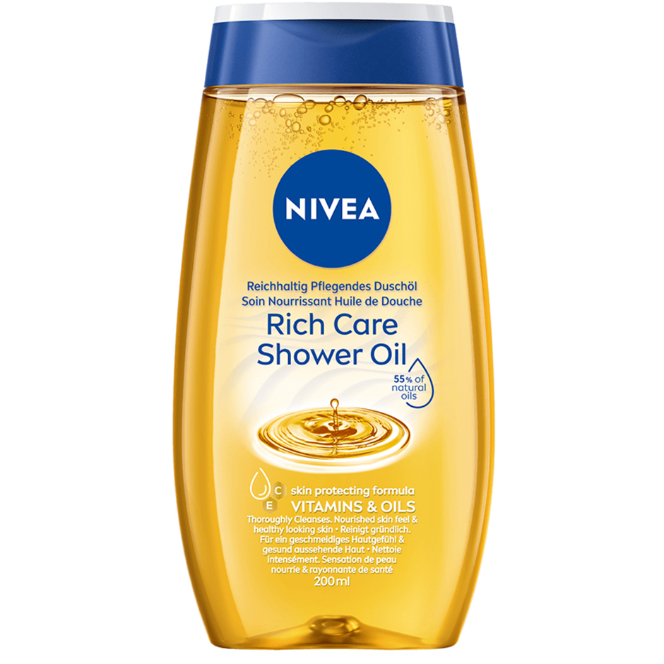 Shower Oil Natural, 200 ml Nivea Tvål