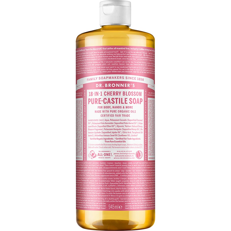 Dr-Bronner's Pure Castile Liquid Soap Cherry Blossom 945 ml