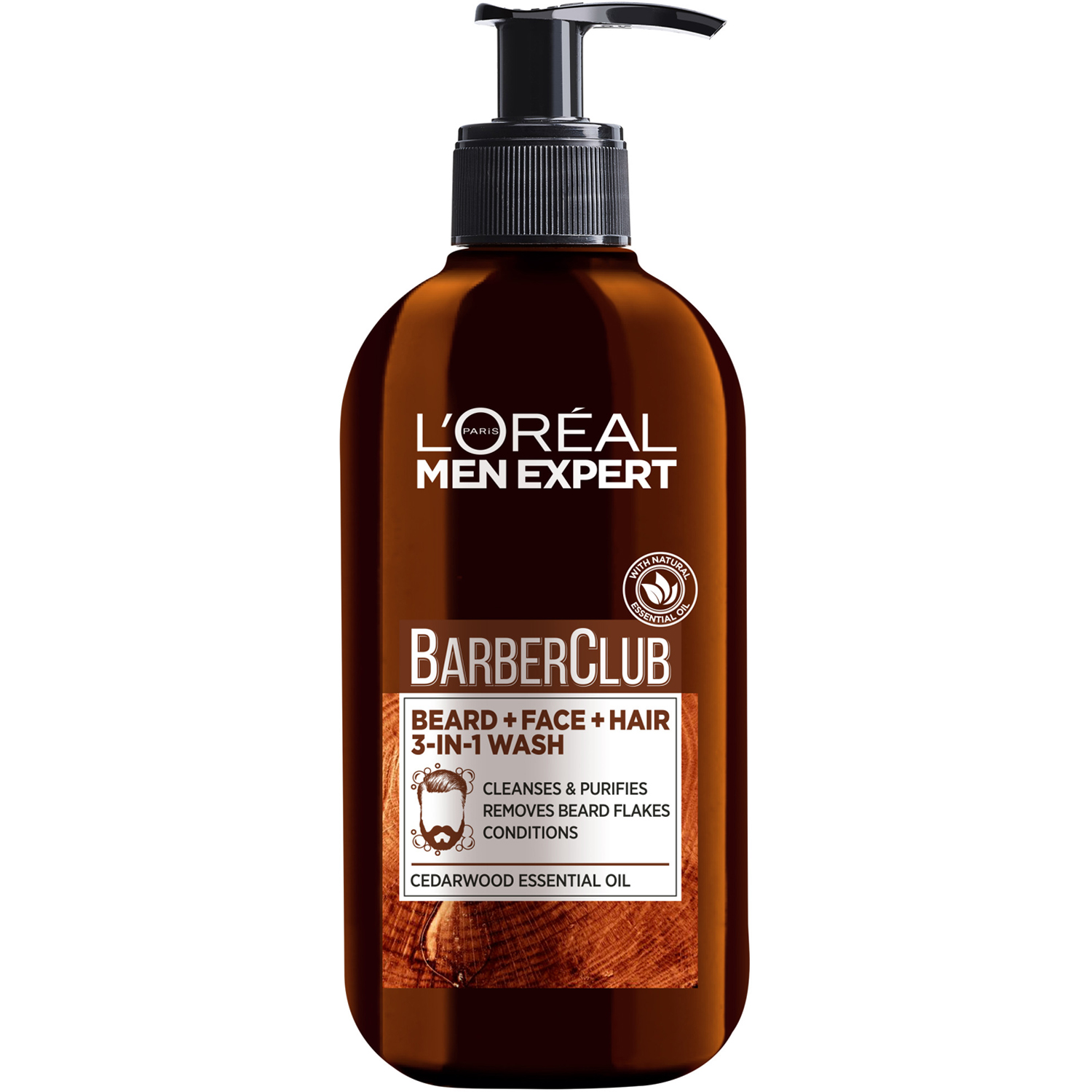 L'Oréal Paris Men Expert Barber Club Wash, Wash 200 ml L'Oréal Paris Skägg  Mustasch