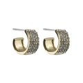 Carrie Small Ring Ear Gold/Clear