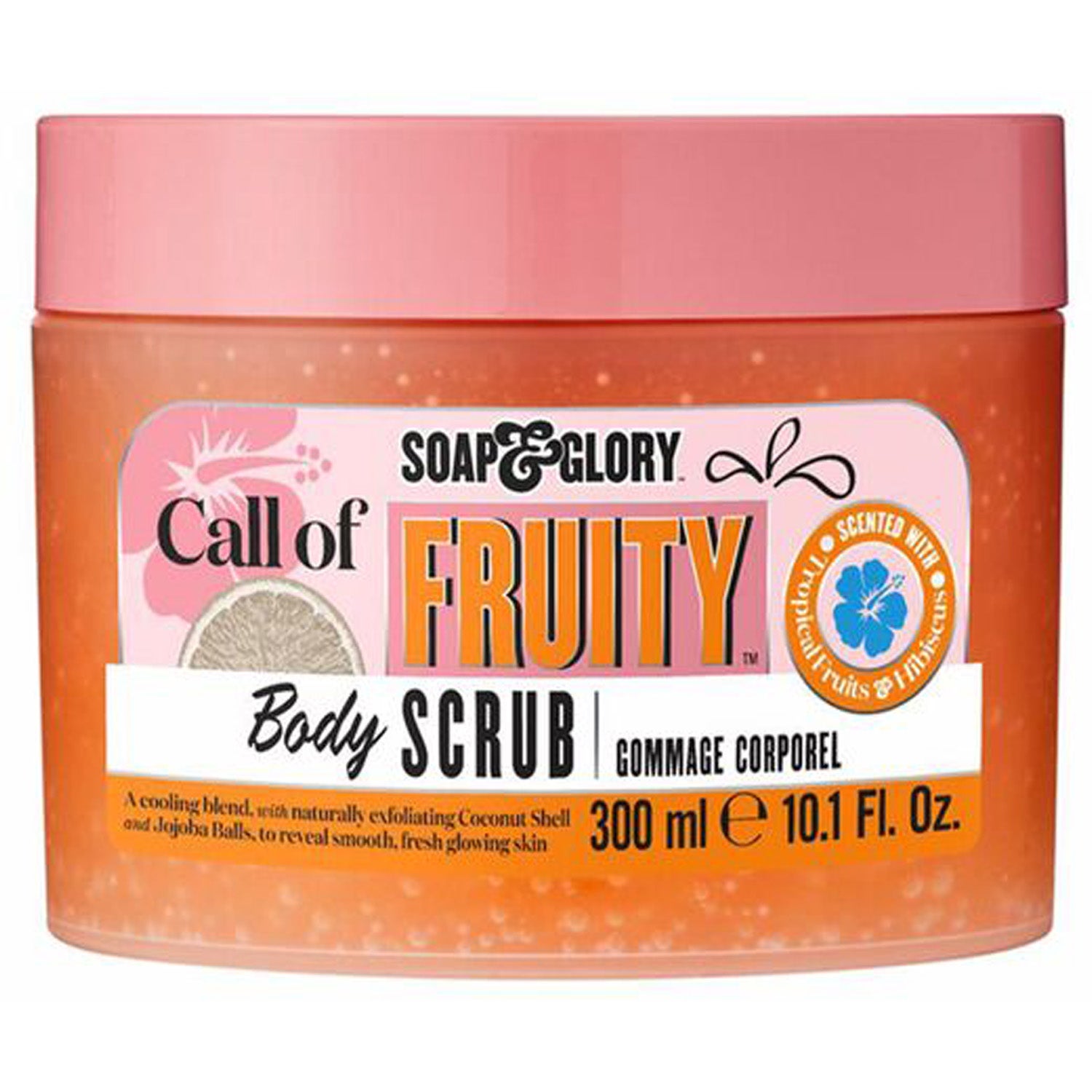 Soap & Glory Call of Fruity Body Scrub for Exfoliation and Smoother Skin Body Scrub - 300 ml
