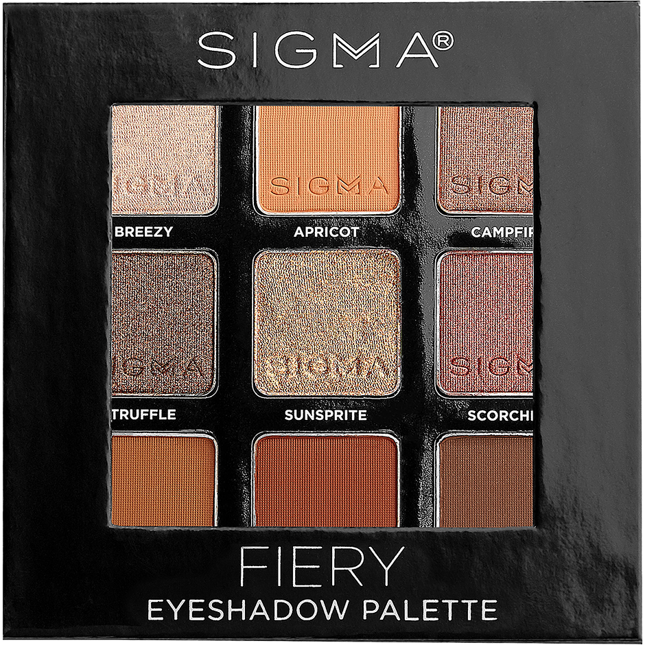 Fiery Eyeshadow Palette, Sigma Beauty Ögonskugga