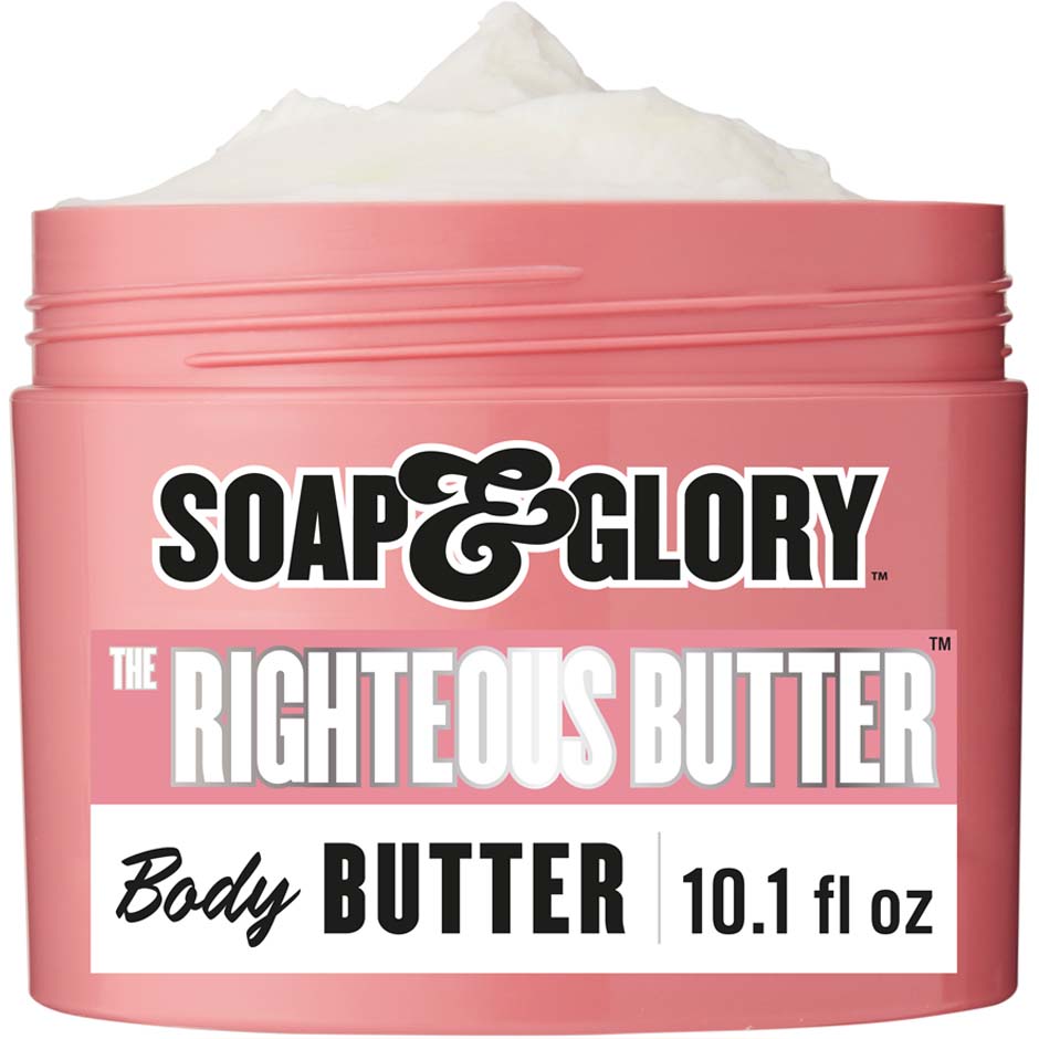 The Righteous Butter Body Butter for Hydration and Softer Skin, 300 ml Soap & Glory Body Butter