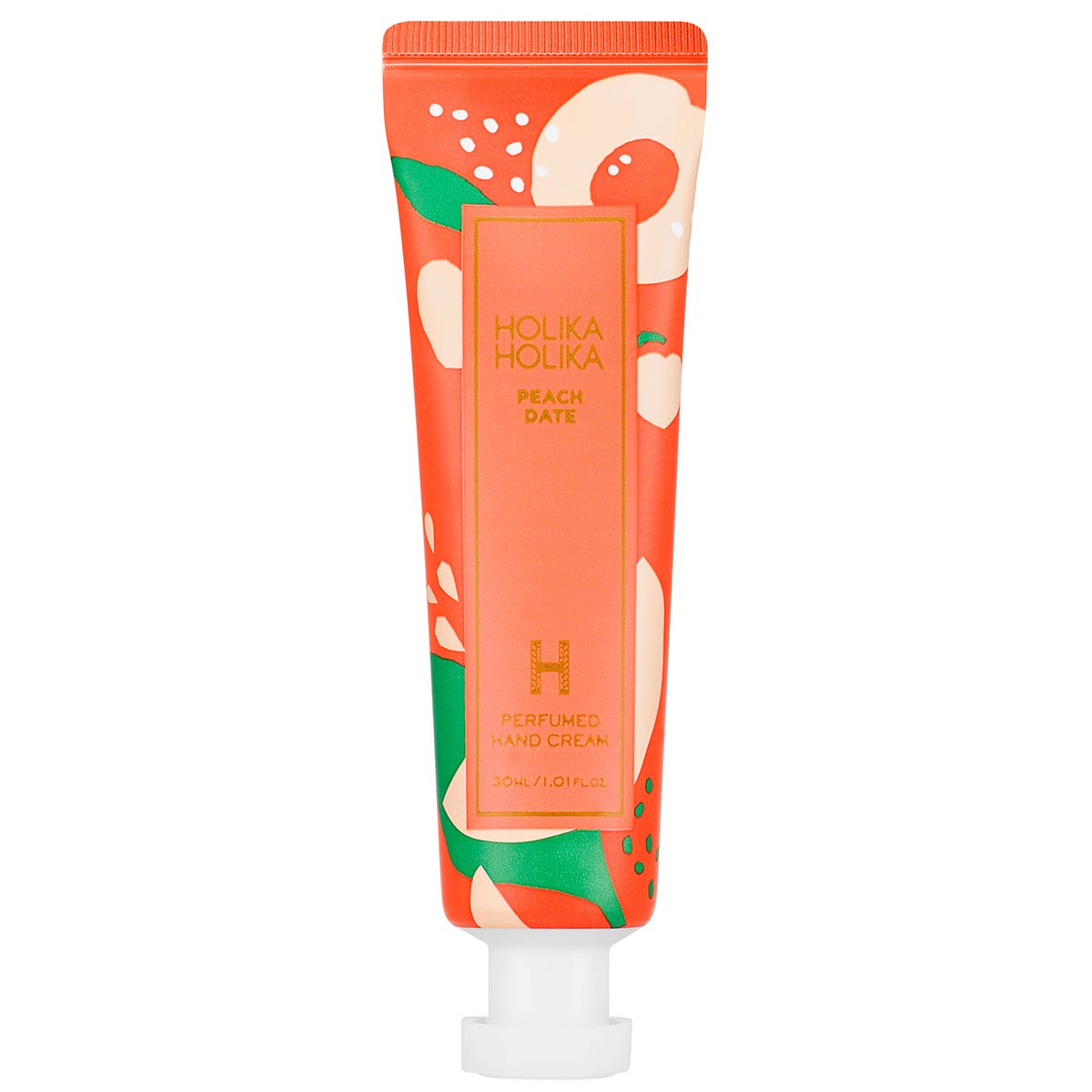 Peach Date Perfumed Hand Cream,  Holika Holika K-Beauty Steg för Steg