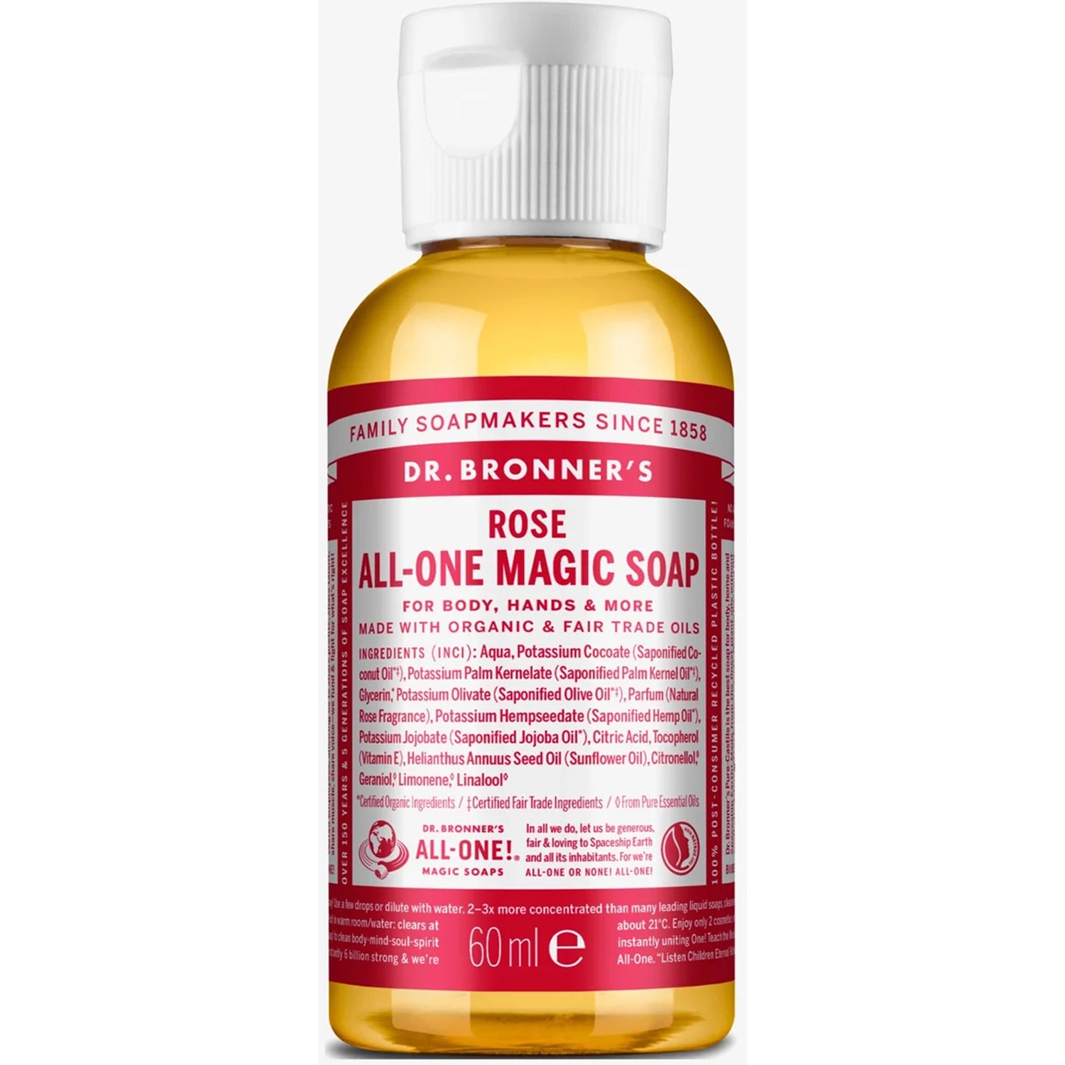 Dr-Bronner's Magic Soaps Rose 60 ml