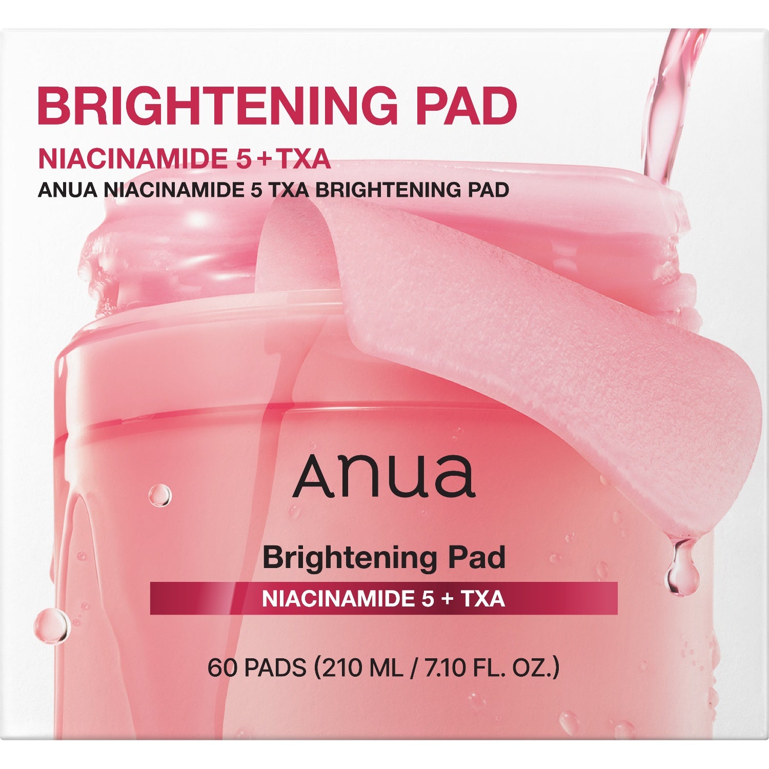 Anua Anua NIACINAMIDE 5 TXA BRIGHTENING PAD 210 ml parfym