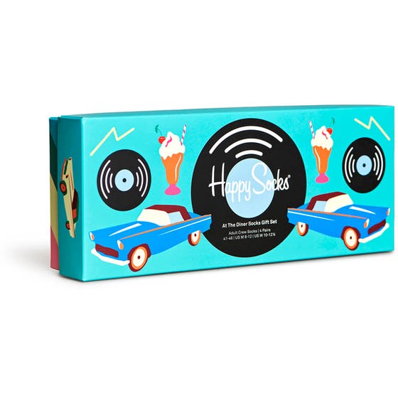 4-Pack At The Diner Socks Gift Set