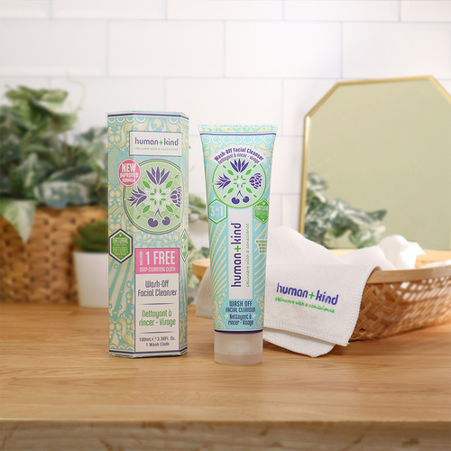 Human+Kind Wash+Off Facial Cleanser