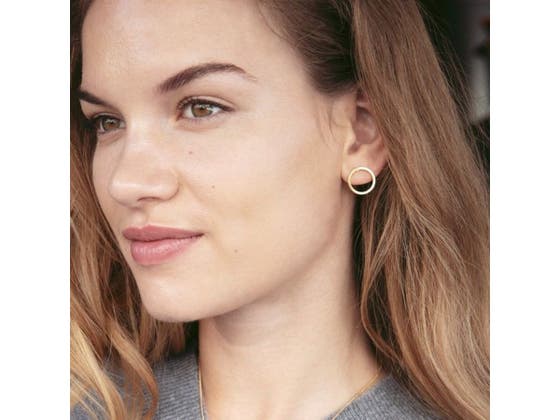 Circle Small Gold Ear