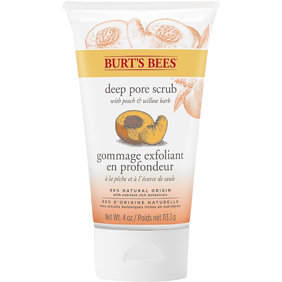 Burt's Bees Peach and Willowbark Deep Pore Scrub, 110 g Burt's Bees Ansiktspeeling