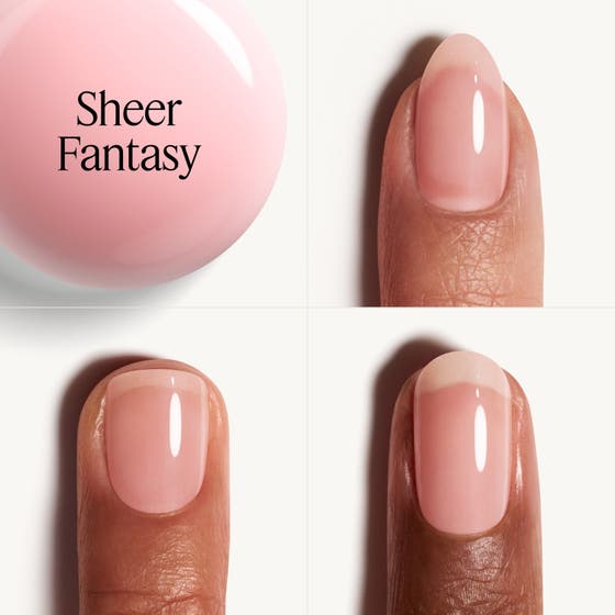 Gel Couture Top Coat + Sheer Fantasy 10