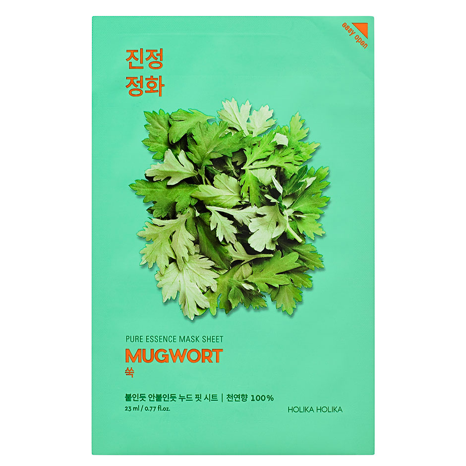 Pure Essence Mask Sheet - Mugwort (5 pcs), Holika Holika Ansiktsmask