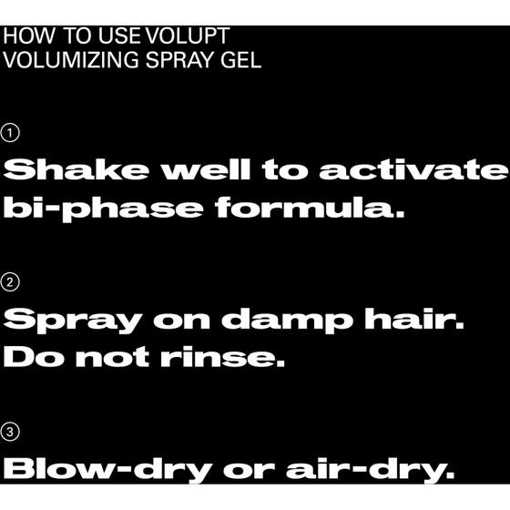 Volupt Volumizing Spray Gel