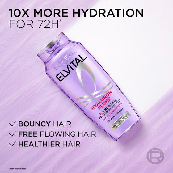 Elvital Hyaluron Plump Shampoo For Dehydrated Hair