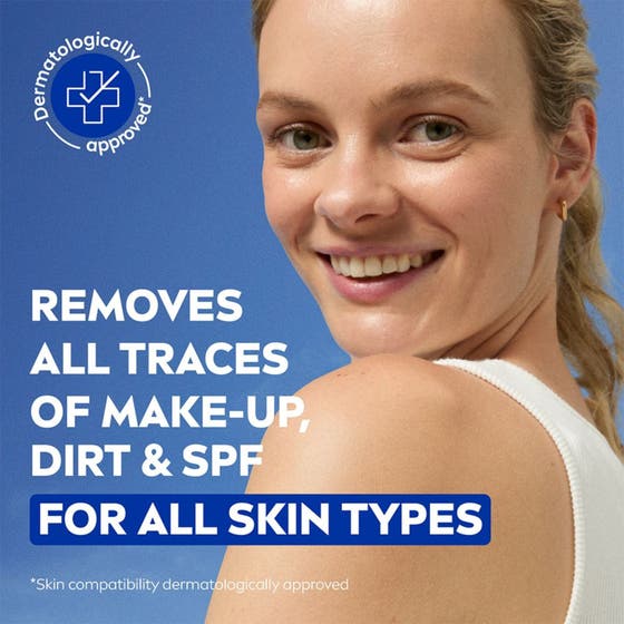 NIVEA Refreshing Cleansing Wipes 25 st ansiktsservetter 3-i-1 ger ren hy genom att ta bort smink och SPF.