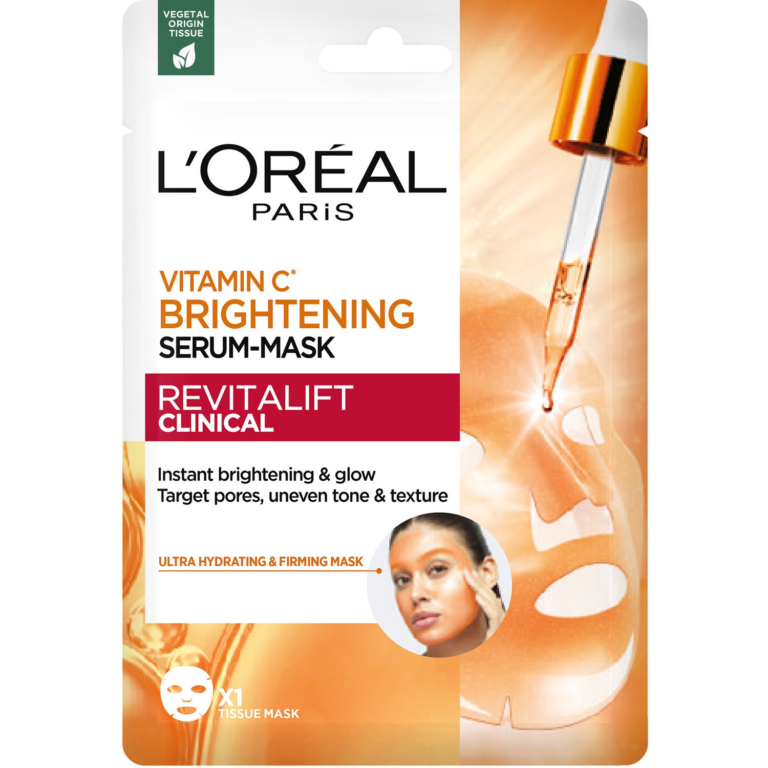 L'Oréal Paris Revitalift Clinical Vitamin C Brightening Serum-Mask g 26