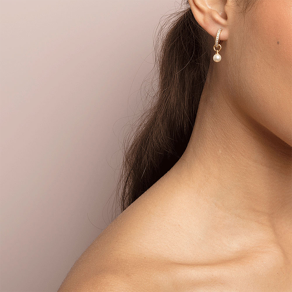 Petite Kennedy Hoops Earrings
