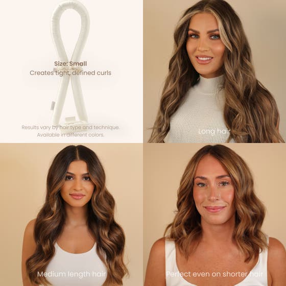 Heatless Curls in Mulberry Silk Small