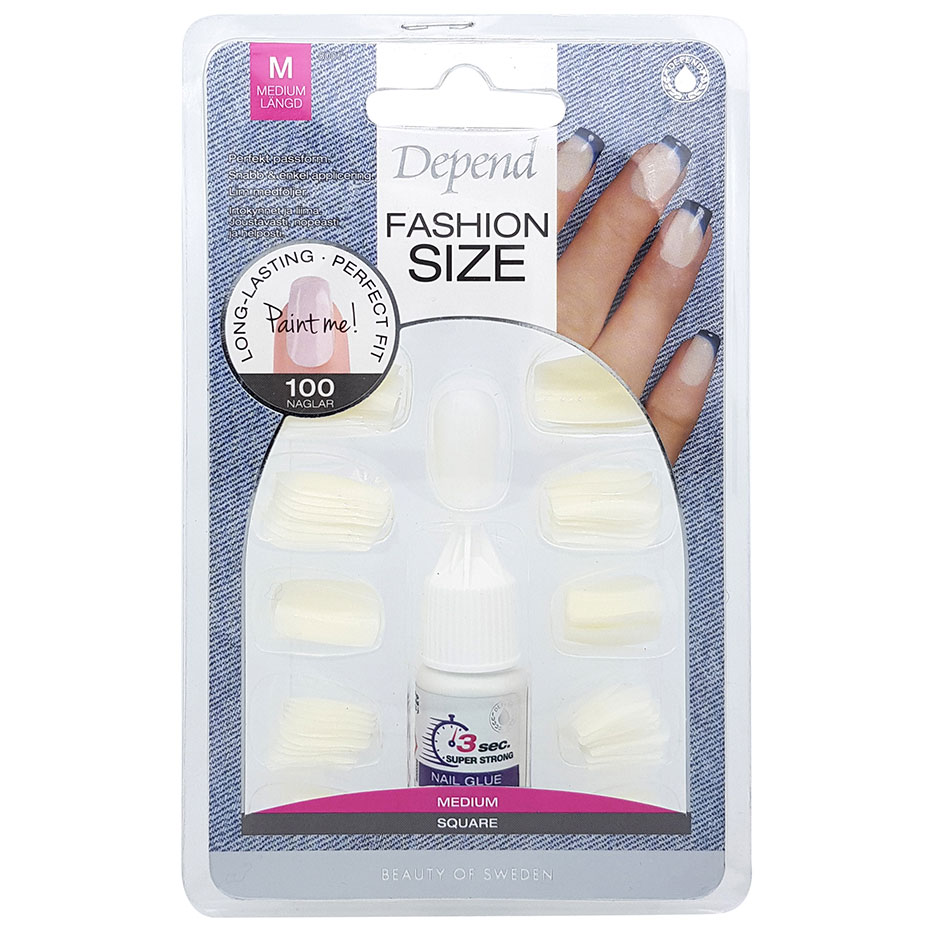 Depend Fashion Size 100pack Square Medium