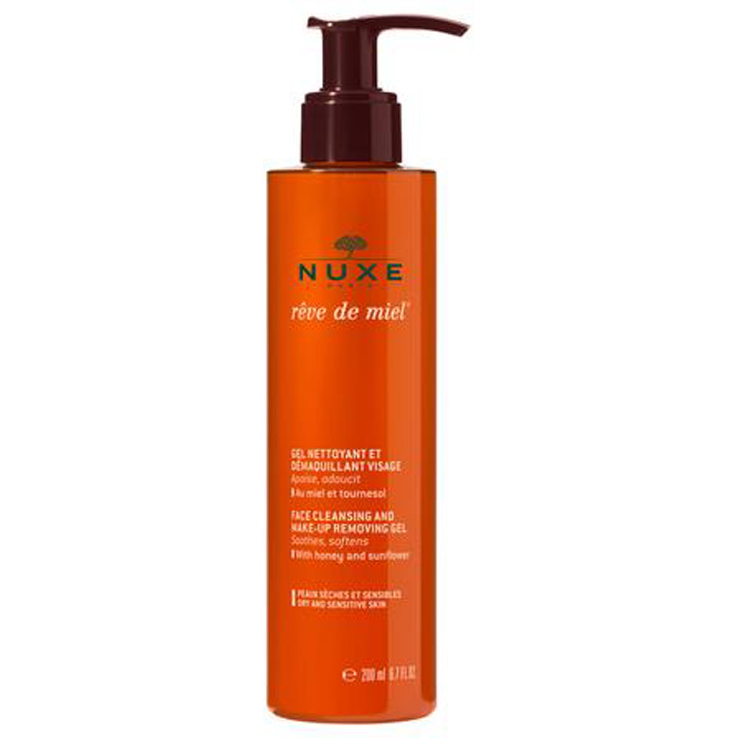 Nuxe Rêve de Miel Face Cleansing and Make-up Removing Gel
