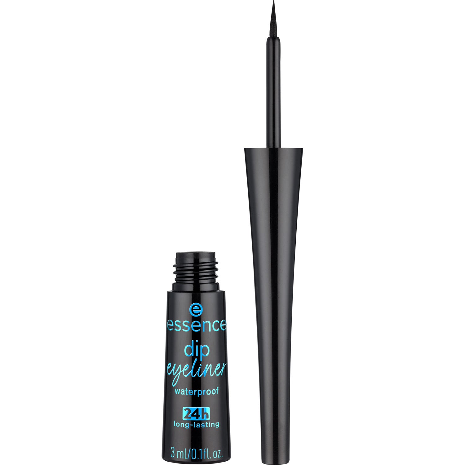 essence Dip Eyeliner Waterproof 24h Long-lasting 01 Black - 3 ml