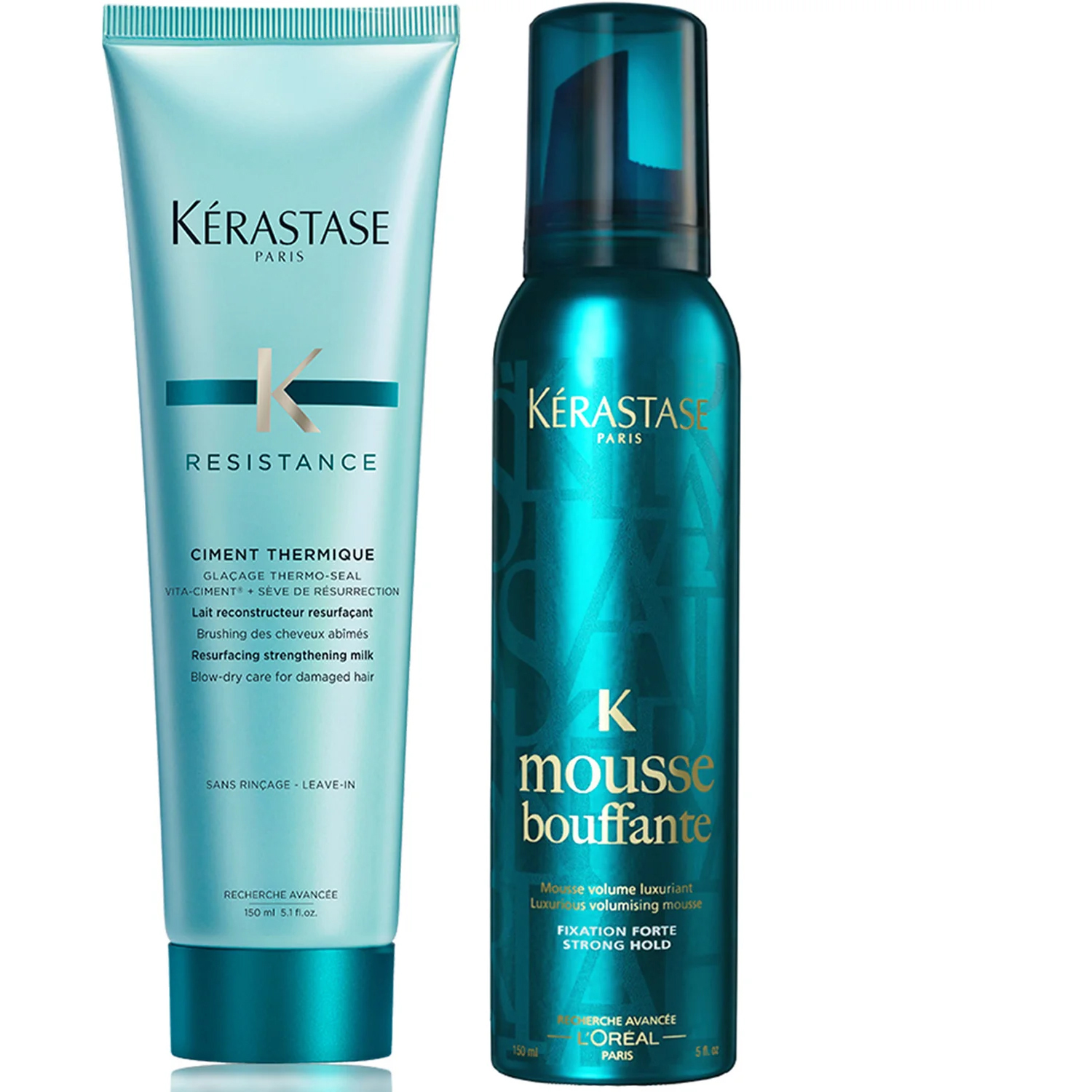 Ciment Thermique Leave-in & Mousse Bouffante