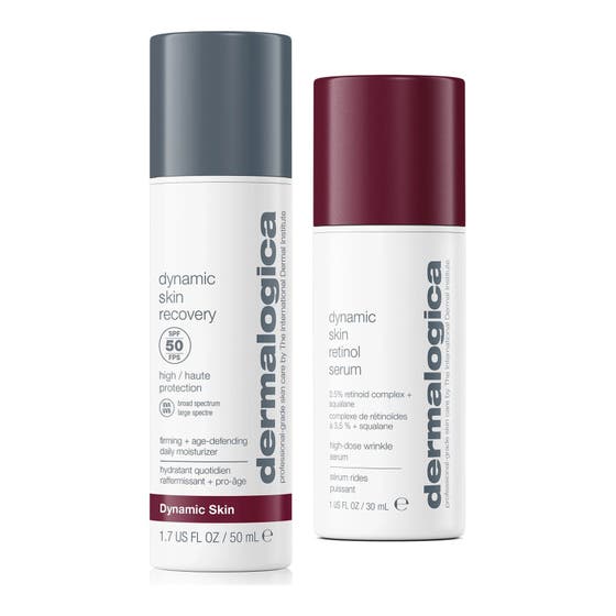 Dynamic Skin Recovery SPF50 & Dynamic Skin Retinol Serum