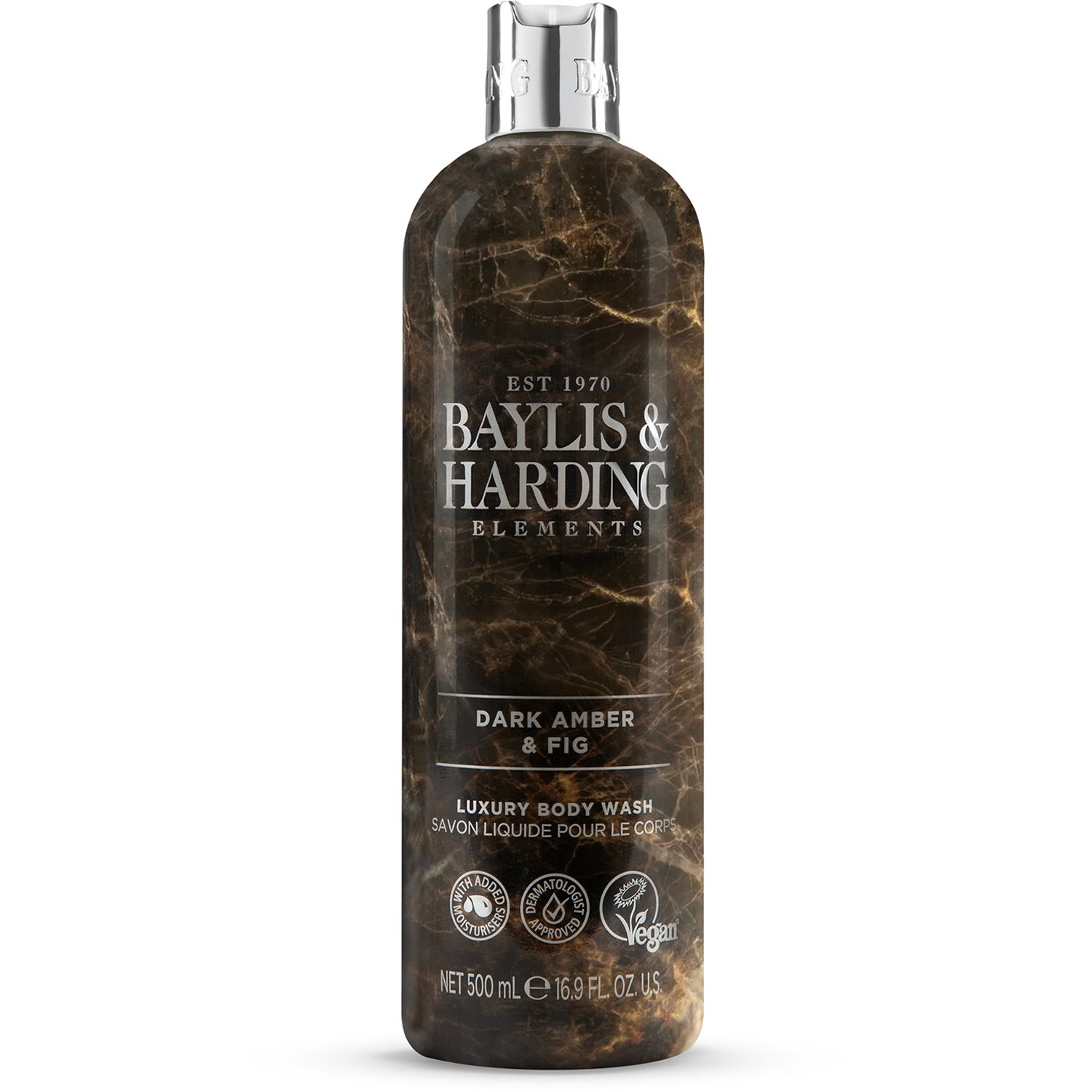 Baylis Harding Elements Body Wash Dark Amber Fig 500 ml