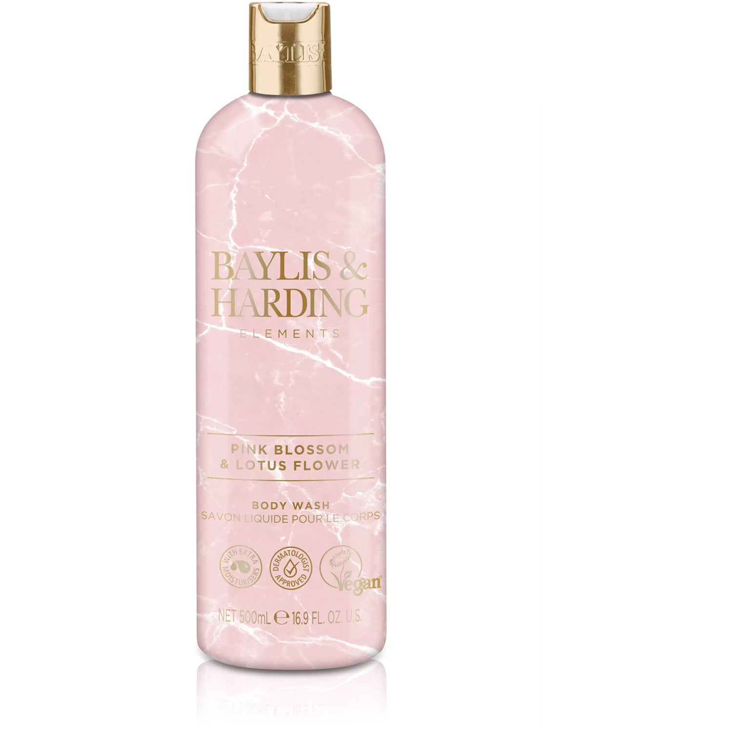 Baylis Harding Elements Body Wash Pink Blossom Lotus Flower 500 ml