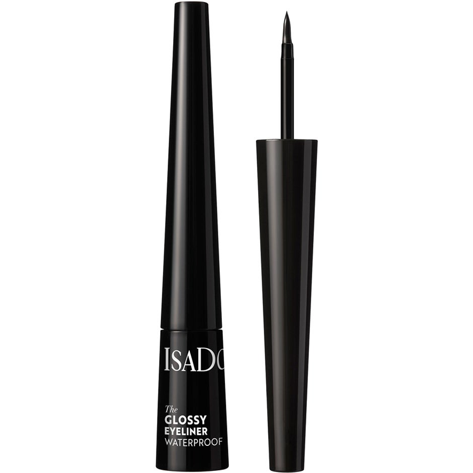 IsaDora Glossy Eyeliner Waterproof 40 Chrome Black - 2,5 ml
