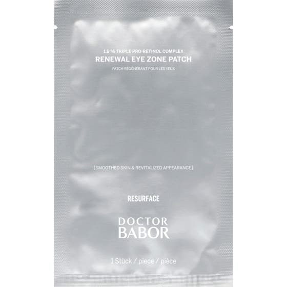 Babor Renewal Eye Zone Patches 5 st retinol anti-aging patches i silverbox ger en slätare och piggare blick.