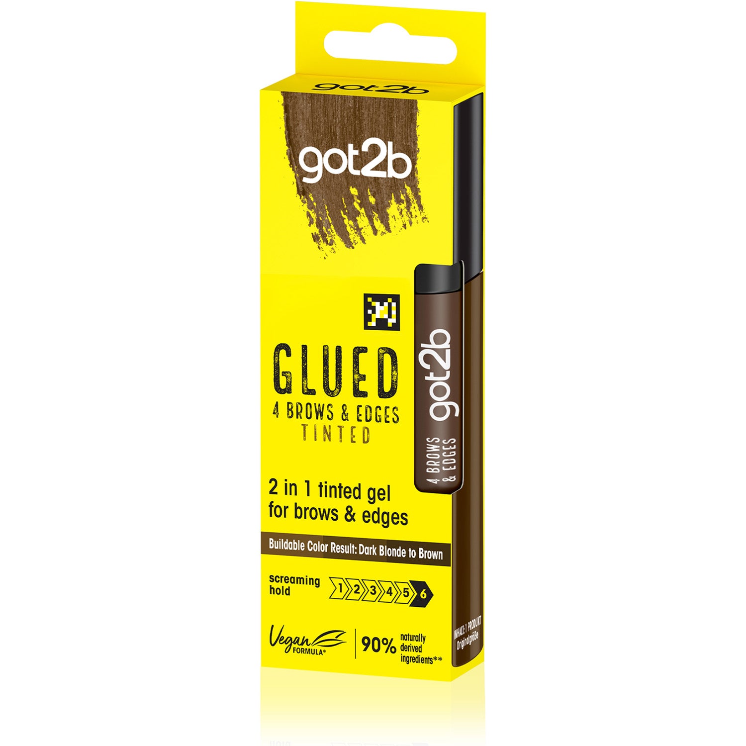 Got2b Glued 4 Brows & Edges Tinted Dark Brown - 16 ml