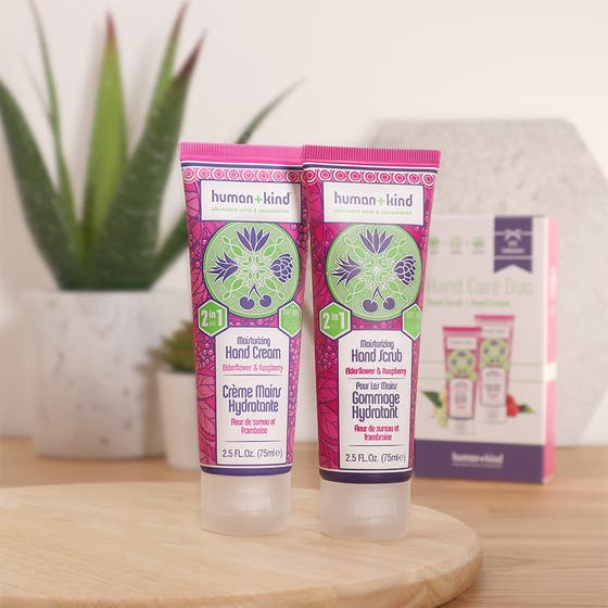 Hand cream+Hand Scrub Duo Elderflower