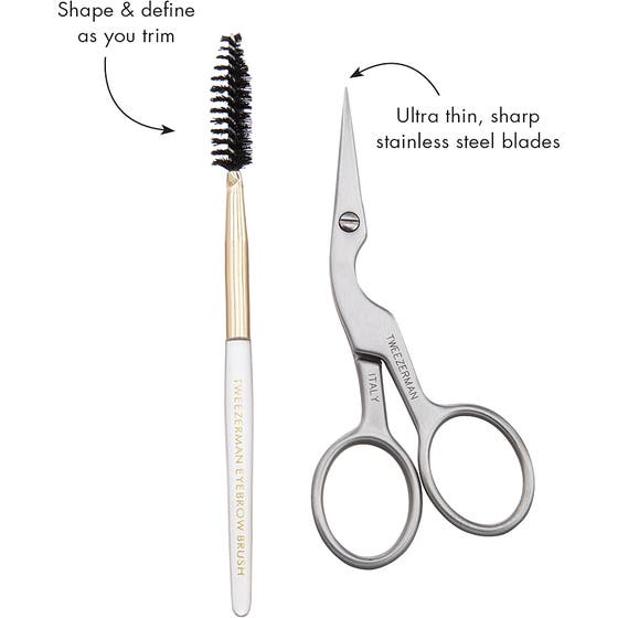Brow Shaping Scissors & Brush