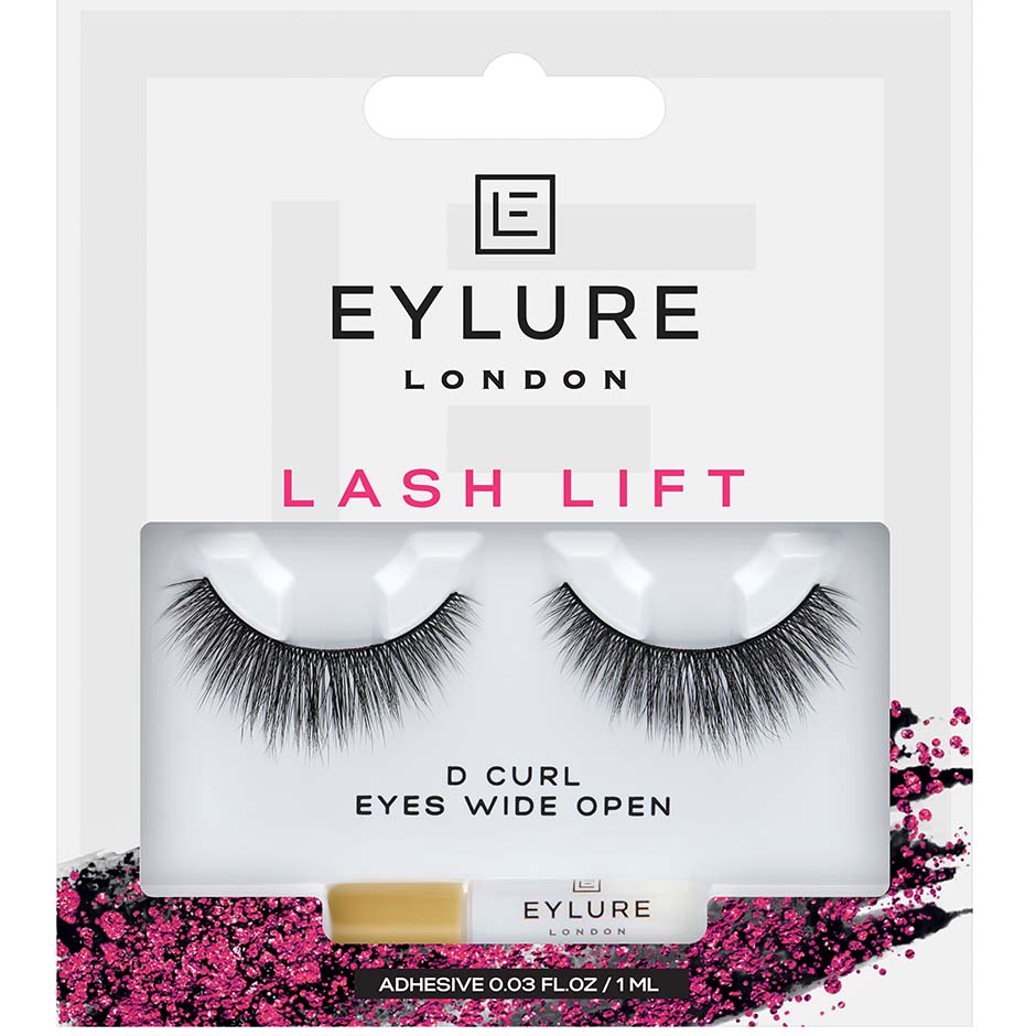 Lash Lift - Eyes Wide Open (D Curl) Lashes, 1 ml Eylure Lösögonfransar