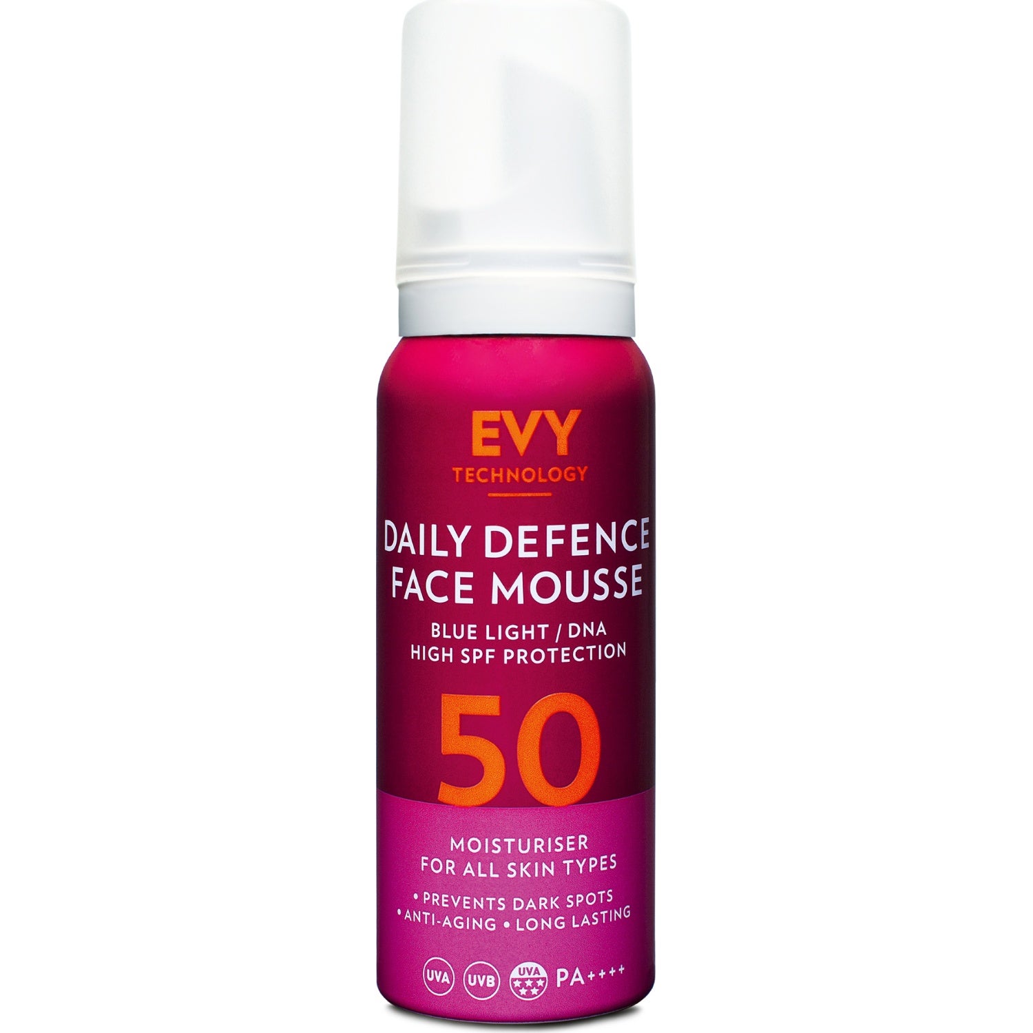 EVY Technology Melanoma Awareness Defence Face Mousse 75 ml